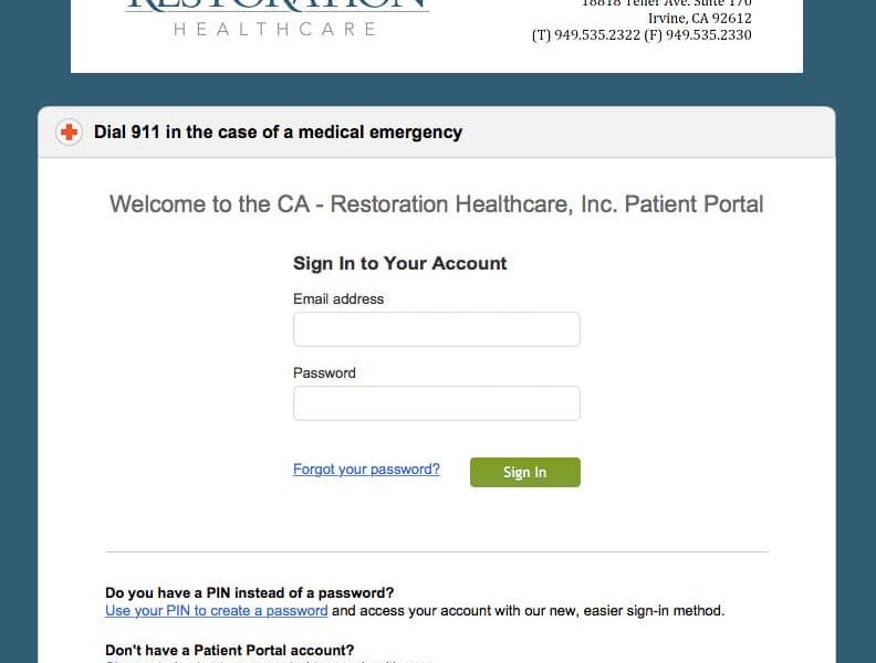 restoration-healthcare_patient-portal